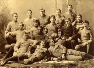 Group Portrait of the Michigan Wolverines Football Team, 1890